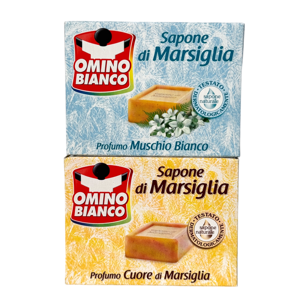Марсельское хозяйственное твердое мыло Omino bianco sapone da bucato di marsiglia, 250 г - изображение 3