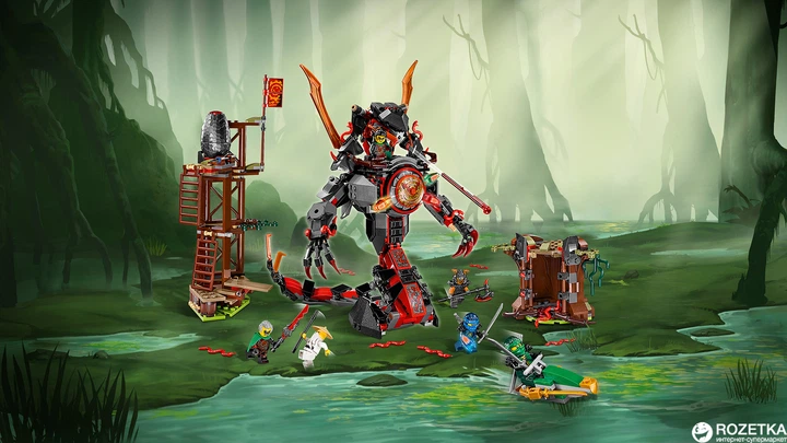 Конструктор LEGO NINJAGO Железные удары судьбы 704 детали (70626