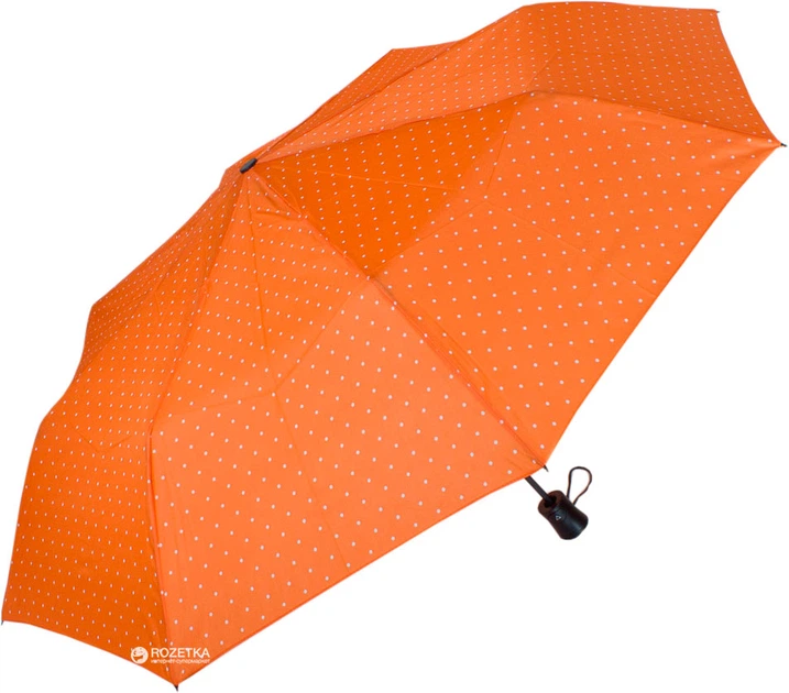 Зонт складной Happy Rain U42271-2 полуавтомат Оранжево-белый – в ...
