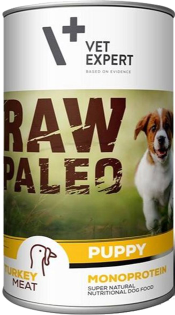 Karma mokra dla szczeniąt Raw Paleo z indykiem 400 g (5902414202726) - obraz 1