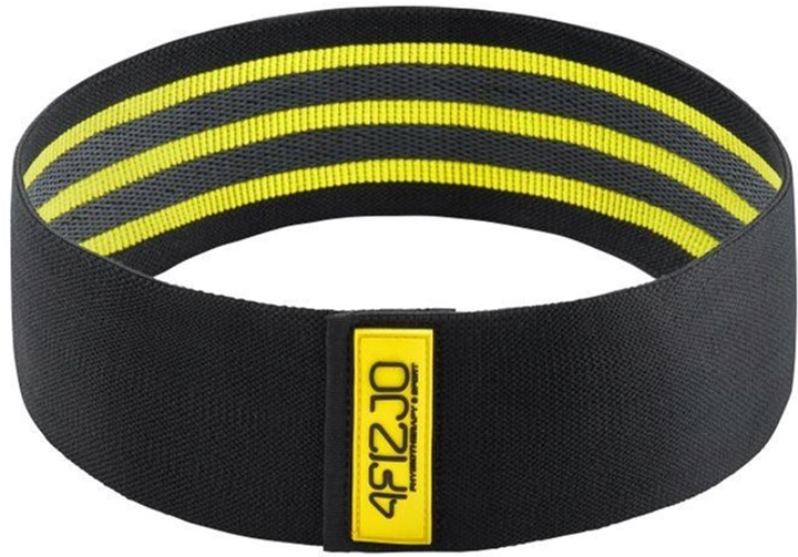 Резинка для фітнесу та спорту із тканини 4FIZJO Hip Band 10-15 кг Black/Yellow (P-5907739310309) - зображення 2