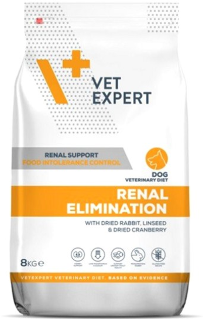 Сухий корм Vet Expert Renal Elimination ветеринарна кролик качка 8 кг (5902414205307) - зображення 1