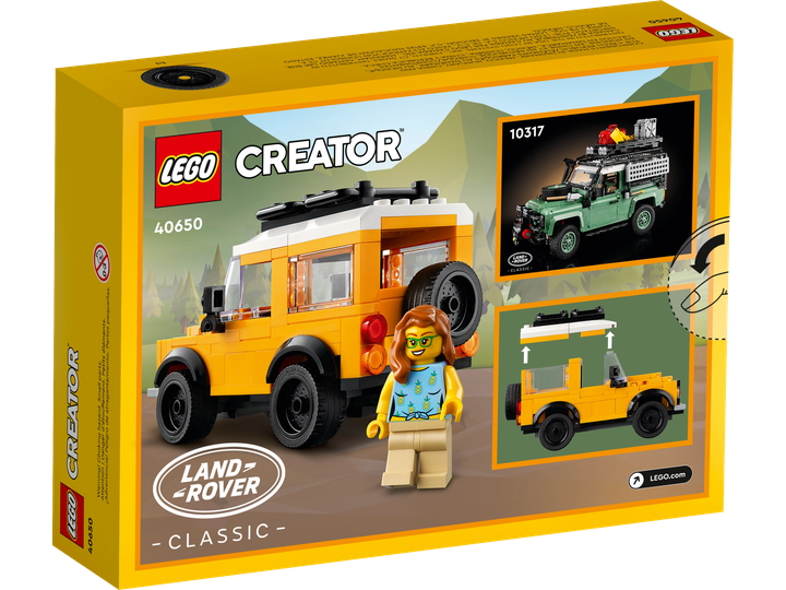 Конструктор LEGO Creator Land Rover Classic Defender 150 деталей (40650) - зображення 7