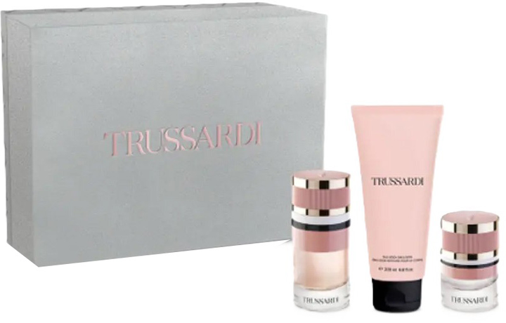 Zestaw damski Trussardi Eau Woda perfumowana 90 ml + Emulsja do ciała 200 ml + Mgiełka do włosów 30 ml (8059036000159) - obraz 1