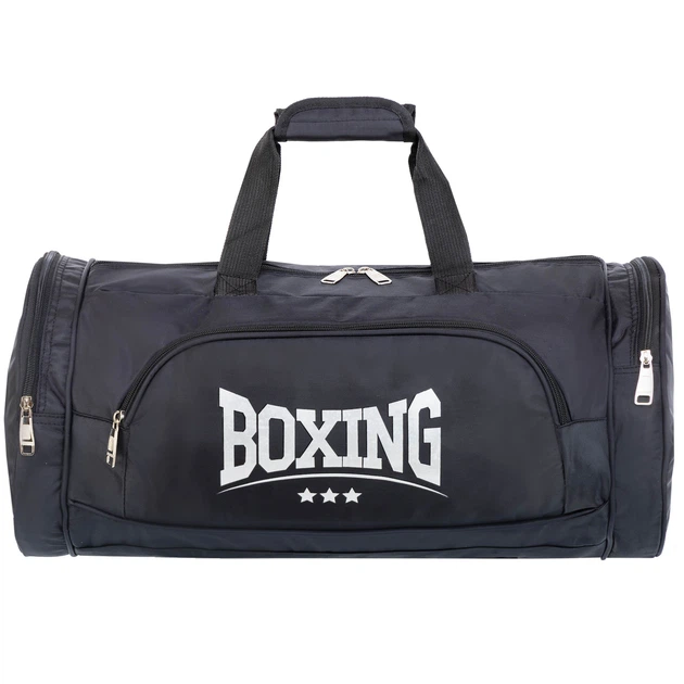 Сумка спортивная Бочонок BOXING GA-9786 (полиэстер, размер 55х28х28см, черный) - изображение 3