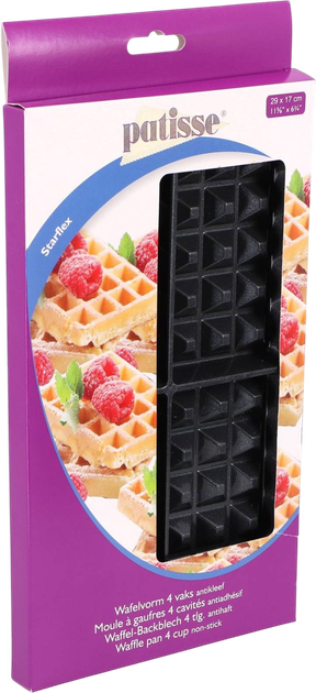 Форма Patisse Starflex силіконова на 4 вафлі (8712187191960) - зображення 3
