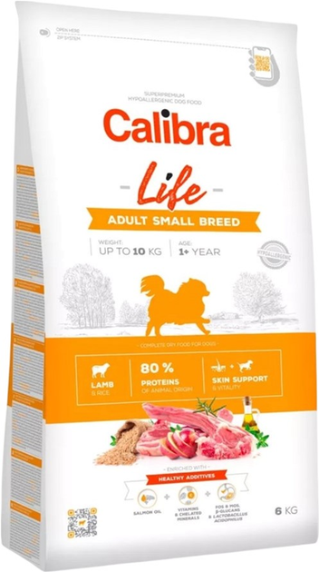 Сухий корм для собак Calibra Life Adult Small Breed Lamb 6 кг (8594062086581) - зображення 1