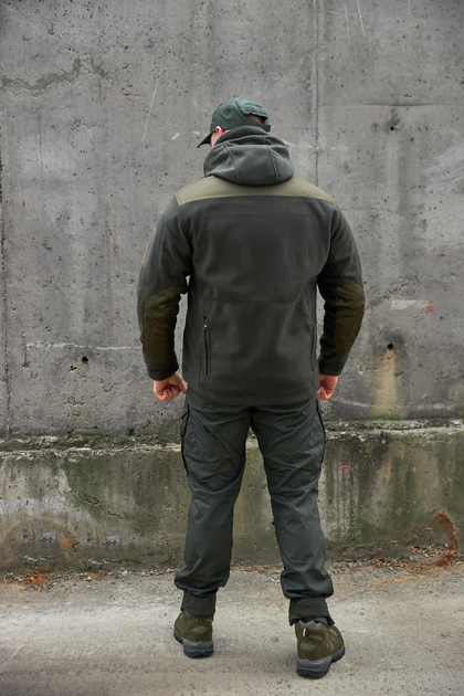 Костюм Флісова куртка-кофта SHARK Штани Kayman OLIVE (олива) M(48) - зображення 2