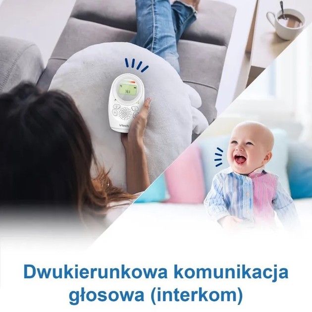 Радіоняня Vtech DM1212 Біла (4897027123586) - зображення 4