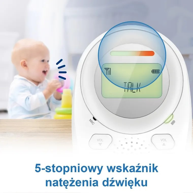 Радіоняня Vtech DM1212 Біла (4897027123586) - зображення 5