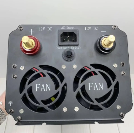 Інвертор Wimpex WX-7200W, автомобільний перетворювач 12V-220V, 2 розетки, 20А зарядка акумулятора - зображення 6