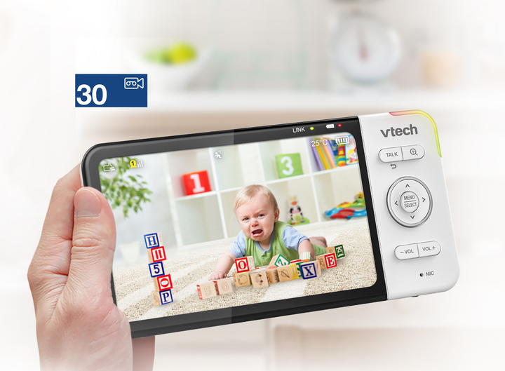 Відеоняня Vtech RM-5754HD Wi-Fi з 5-дюймовим екраном Біла (4897027123661) - зображення 7