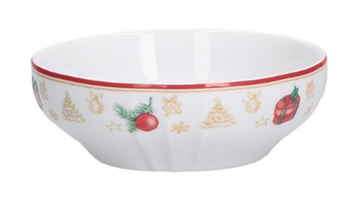 Miska La Porcellana Bianca Christmas Edition na owoce 13 cm (8027549117770) - obraz 1