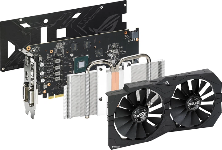 Відеокарта Asus PCI-Ex GeForce GTX 1050 Ti ROG Strix 4GB GDDR5