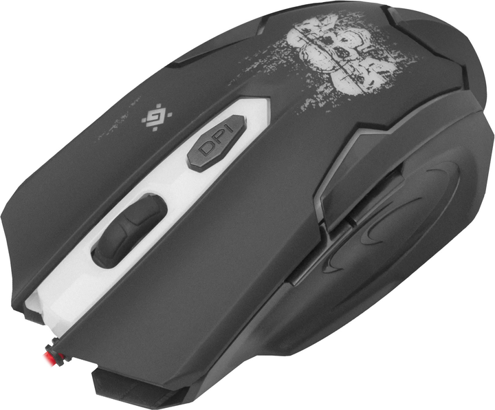 Миша Defender Skull GM-180L USB Black (52180) - зображення 4
