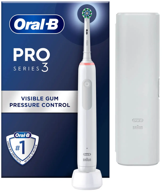 Elektryczna szczoteczka do zebow Oral-b Braun Pro 3 3500 (8006540759929) (955555907922585) - Outlet - obraz 1