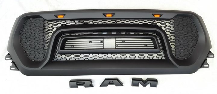 Решетка радиатора тюнинг ASP Dodge Ram 1500 19- стиль Rebel KRN Додж Рам 1500 L3232 - изображение 2