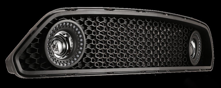 Решетка радиатора тюнинг ASP Ford Mustang 15- GT с LED прожекторами Форд Мустанг L2609 - изображение 1