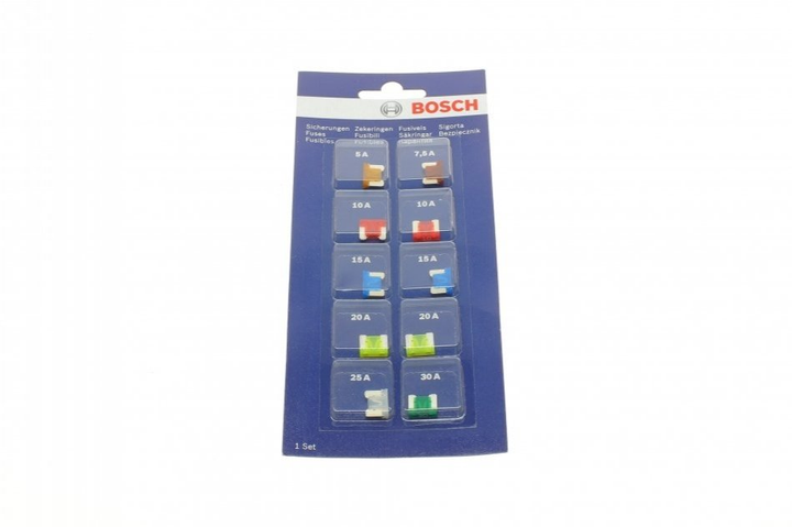 Комплект Запобіжників (1х5/7.5/25/30A; 2х10/15/20А) mini/mini Bosch (1987529078) - изображение 2