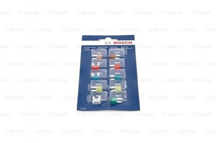 Комплект Запобіжників (1x5/7.5/25/30A; 2x10/15/20A) mini Bosch (1987529038) - изображение 2
