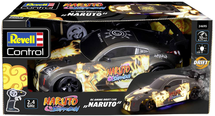 Samochód zdalnie sterowany Revell Anime Drift Car Naruto 1:18 (4009803224695) - obraz 1