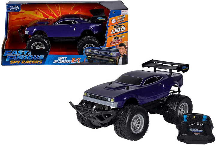 Samochód zdalnie sterowany Jada Fast and Furious Spy Racer 1:14 (4006333071997) - obraz 3