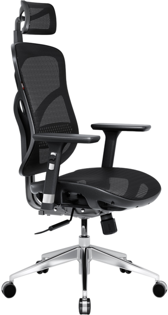 Fotel biurowy ergonomiczny Diablo Chairs V-Basic Black (5902560337242) - obraz 1