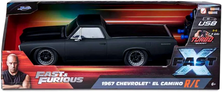 Samochód zdalnie sterowany Jada Fast and Furious Chevrolet El Camino 1:16 (4006333084294) - obraz 1