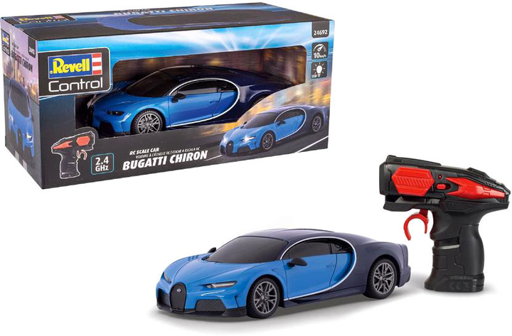 Samochód zdalnie sterowany Revell Control Bugatti Chiron 1:24 (4009803246925) - obraz 2