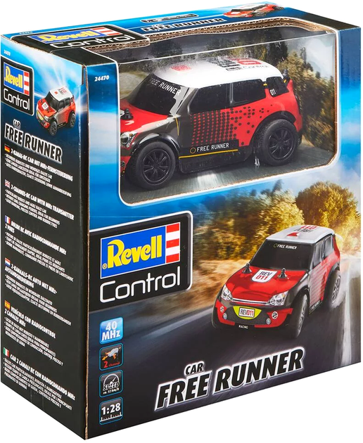 Auto na radio Revell Control Rally Car Free Runner (4009803244709) - obraz 1