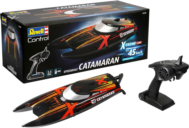 Motorówka zdalnie sterowana Revell Control X-Treme Catamaran (4009803241401) - obraz 2