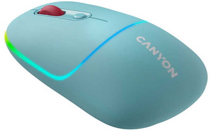 Миша Canyon MW-22 Dual Band RGB Wireless Dark Cyan (CNS-CMSW22DC) - зображення 2