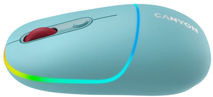 Миша Canyon MW-22 Dual Band RGB Wireless Dark Cyan (CNS-CMSW22DC) - зображення 4