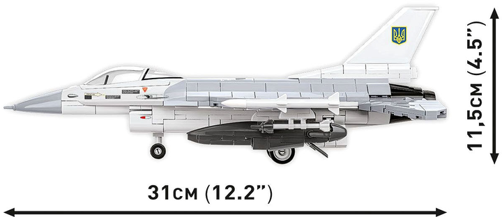 Zestaw klocków Cobi Armed Forces F-16 AM Fighting Falcon 500 elementów (5902251058937) - obraz 8