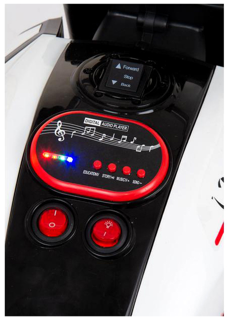 Motocykl elektryczny dla dzieci Enero Avalon 3-kolowy Biały (5902431033037) - obraz 7