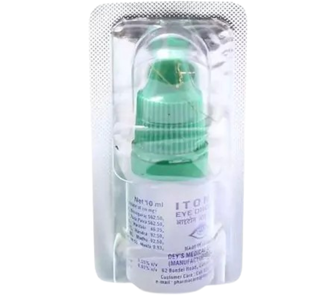 Натуральна добавка Очні краплі Айтон, Dey's Medical, 10мл, Itone eye drops - зображення 2