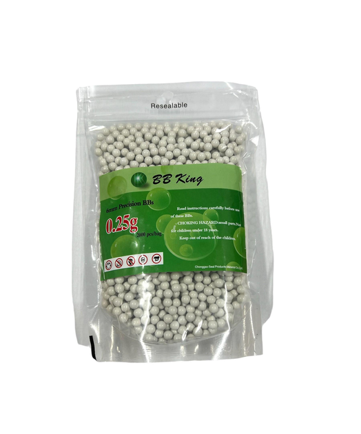 Кулі страйкбольні BB KING 0.25g 2000pcs - зображення 1