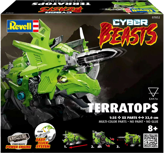 Складана модель Revell CyberBeasts TerraTops 1:35 (4009803078526) - зображення 1