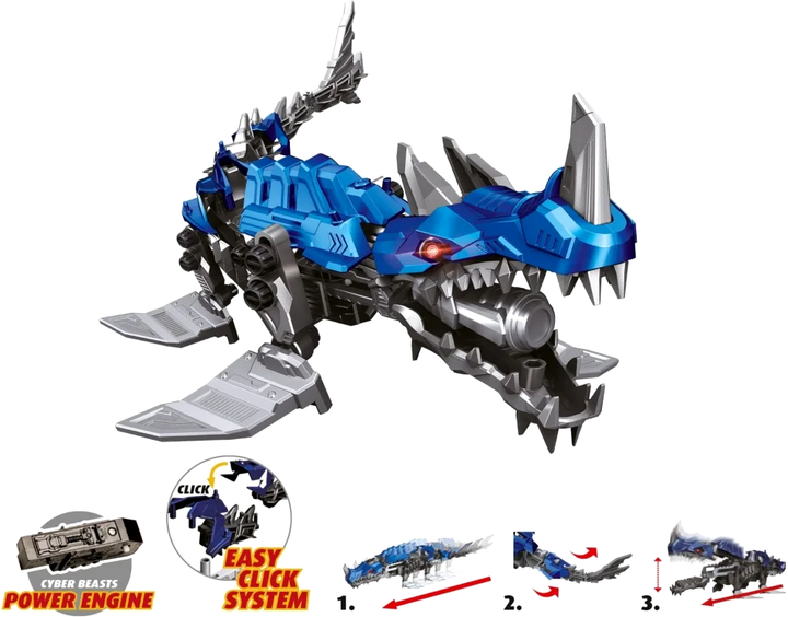 Складана модель Revell CyberBeasts HydroFang 1:35 (4009803078519) - зображення 2