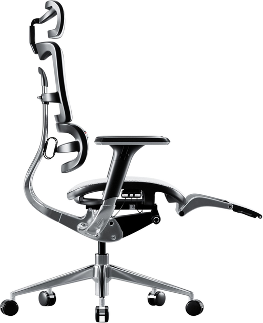 Крісло офісне ергономічне Diablo Chairs V-Master Black-White (5904405577172) - зображення 4