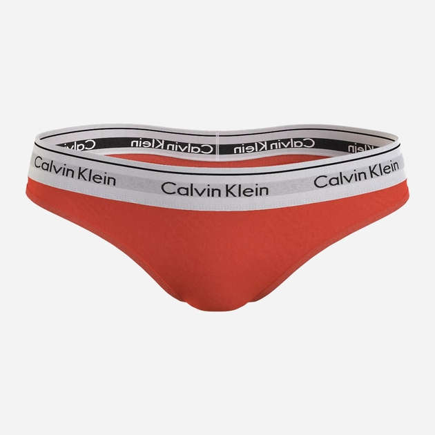 Трусики cтрінги жіночі бавовняні Calvin Klein Underwear 0000F3786E1TD M Помаранчеві (8720108759434) - зображення 5