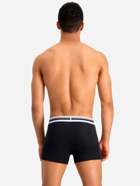Набір трусів-боксерів чоловічих 2 шт Puma Placed Logo Boxer 2p 90651903 S Чорний (8718824117089) - зображення 6