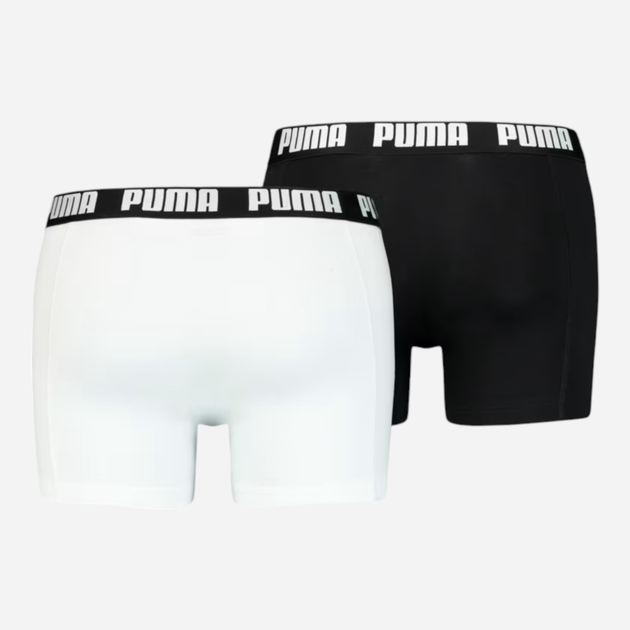 Zestaw majtek męskich typu bokserki 2 szt Puma Basic Boxer 2P 90682307 M Czarny/Biały (8718824609683) - obraz 2