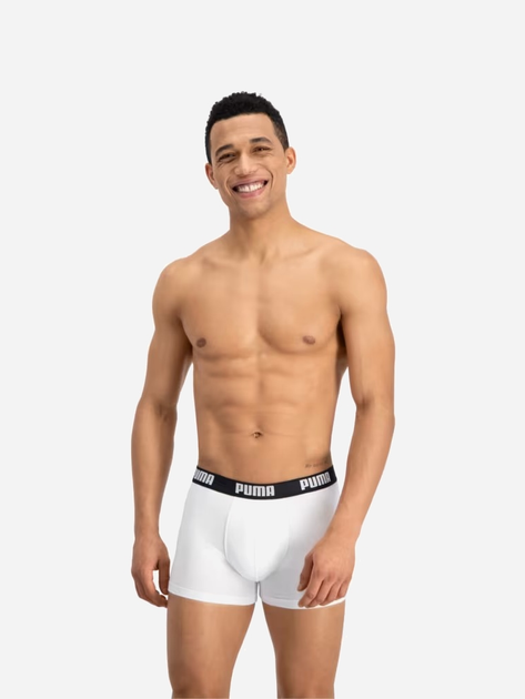 Zestaw majtek męskich typu bokserki 2 szt Puma Basic Boxer 2P 90682307 L Czarny/Biały (8718824609690) - obraz 6