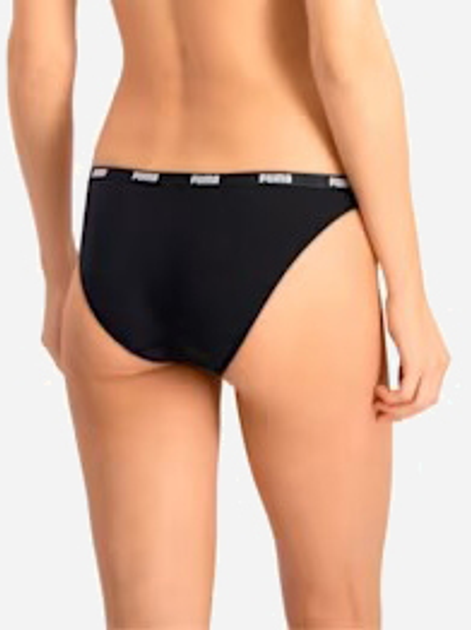 Zestaw damskich majtek bikini 2 szt Puma Women Bikini 2P Hang 90784703 S Czarny (8718824910871) - obraz 4