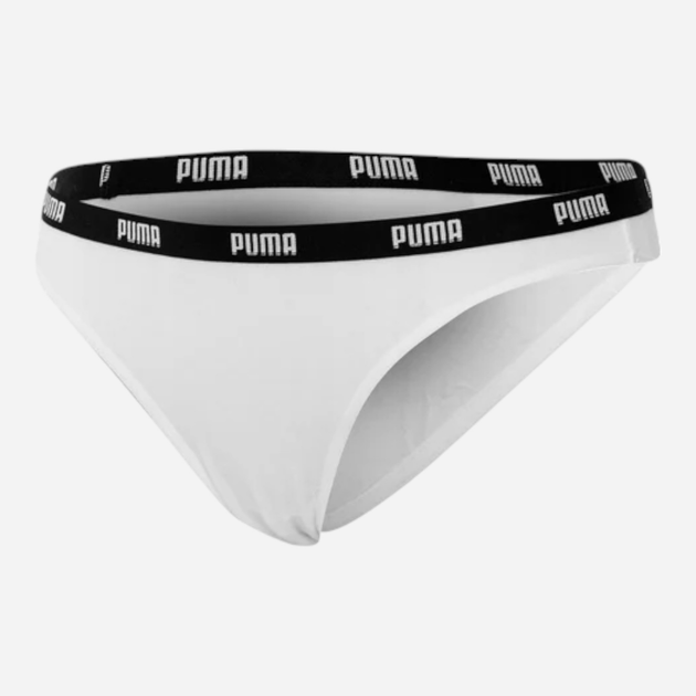 Zestaw damskich majtek bikini 2 szt Puma Women Bikini 2P Hang 90784704 M Biały (8718824910932) - obraz 5