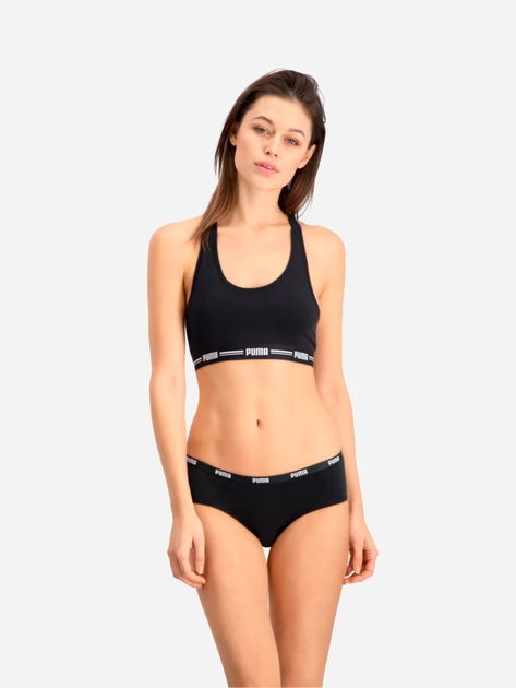 Zestaw damskich majtek typu hipster 2 szt Puma Women Hipster 2P Hang 90784803 L Czarny (8718824911144) - obraz 5