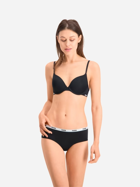 Zestaw damskich majtek typu brazyliany 2 szt Puma Women Microfiber Brazilian 2P Pack 90785504 M Czarny (8718824912936) - obraz 5