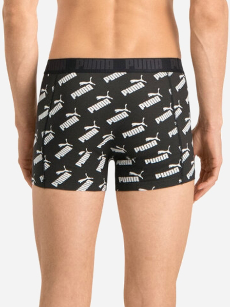 Набір трусів-боксерів чоловічих 2 шт Puma Men Aop Boxer 2P 93505401 L Чорний (8720245044950) - зображення 4