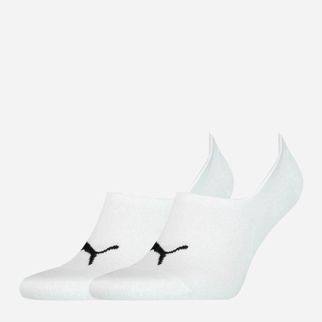 Skarpetki stopki damskie 2 pary Puma Unisex Footie 2P High Cut 90798102 35-38 Białe (8720245034661) - obraz 3